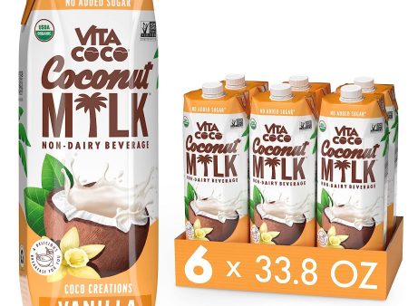 Vita Coco Coconut Milk Vanilla 1 Lt - Pack Of 6 For Cheap