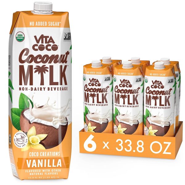 Vita Coco Coconut Milk Vanilla 1 Lt - Pack Of 6 For Cheap