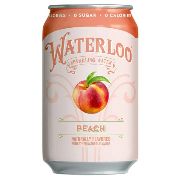 Waterloo - Peach Sparkling Water 144 FO - (Pack of 2) Online Sale