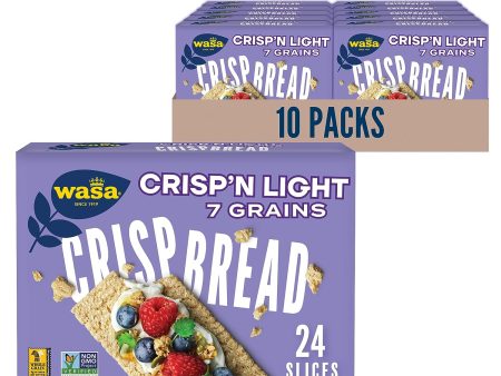 Wasa Crispbread 7grn Lte 4.9 Oz - Pack Of 10 For Cheap