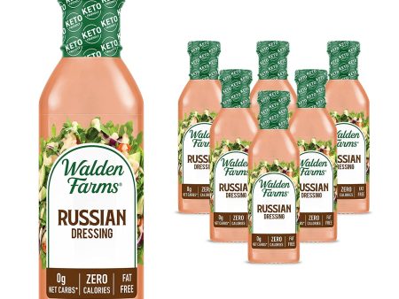 Walden Farms Dressing Calorie-Free Russian 12 Fo - Pack Of 6 For Sale