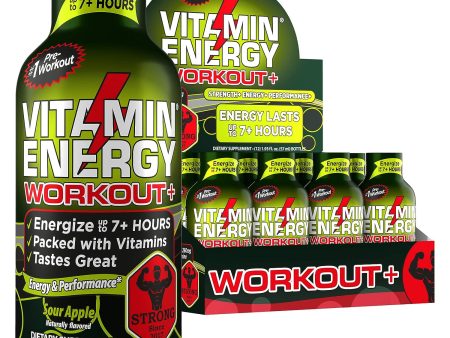 Vitamin Energy Shot Energy Workout 1.93 Fo - Pack Of 12 For Cheap