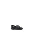 Chanel Size 37 24C Quilted CC Logo Loafer So Black Sale