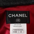 Chanel Coco 10AW Cotton x Nylon Coat 38  Black Zip Up P38667 Runw Lock 15AW For Cheap