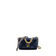 Chanel 19 Wallet on Chain Denim Blue Multicolour Hardware (Microchip) Online