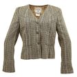 Chanel Collarless Jacket Beige 03P #44 on Sale