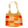 Chanel Cleare Bag  Bag houlder Bag Orange Beige Vinyl  CHANEL Supply