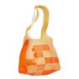 Chanel Cleare Bag  Bag houlder Bag Orange Beige Vinyl  CHANEL Supply