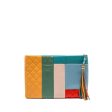 Chanel 17C Large Colourblock O-Case Clutch Lambskin Multicolour GHW on Sale