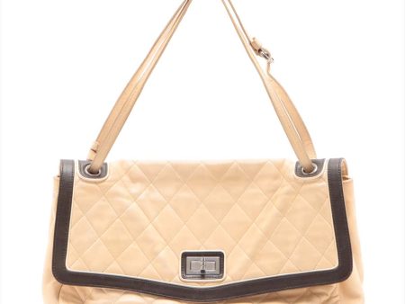 Chanel 2.55  Chain Shoulder Bag Beige Silver  11th Online now