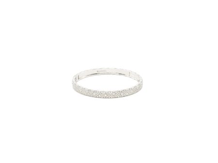 Chanel Size M Coco Crush Bracelet Quilted Motif 18k white gold diamonds Fashion