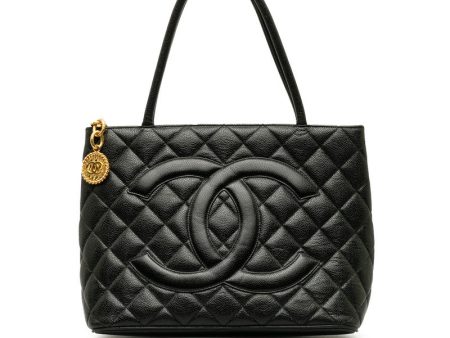 Chanel   Cocomark Tooth Bag Handbag Black Caviar   Chanel Hot on Sale