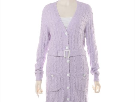 Chanel P72 Cotton x Leion Cardigan 36  Pearl Lion Button Fashion