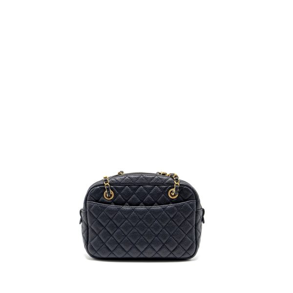 Chanel 18C CC Camera Bag Calfskin Navy GHW Online Sale