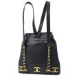 CHANEL vintage Triple CC Backpack Black Caviar For Cheap