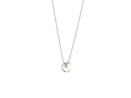 Chanel Coco Crush Necklace Quilted motif 18k white gold, diamonds Online Hot Sale