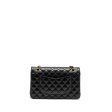 Chanel  Medium Classic Double  Flap Bag Lambskin Black GHW Hot on Sale