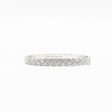 Chanel Size M Coco Crush Bracelet Quilted Motif 18k white gold diamonds Fashion