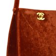 Chanel * 1996-1997 Orange Velvet Handbag Fashion