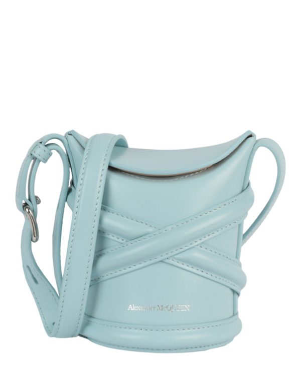 Alexander McQueen Womens The Curve Mini Shoulder Bag Online now