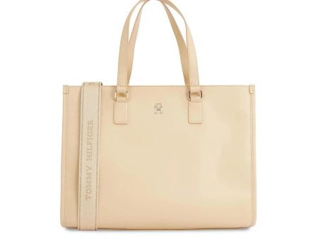 Tommy Hilfiger  Iconic Tote Bag Beige Online Hot Sale