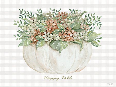 CIN3107 - Happy Fall Pumpkin Floral - 16x12 Hot on Sale