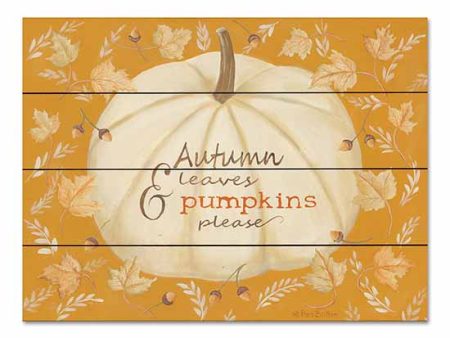 BR547PAL - Autumn Leaves & Pumpkin - 16x12 Fashion