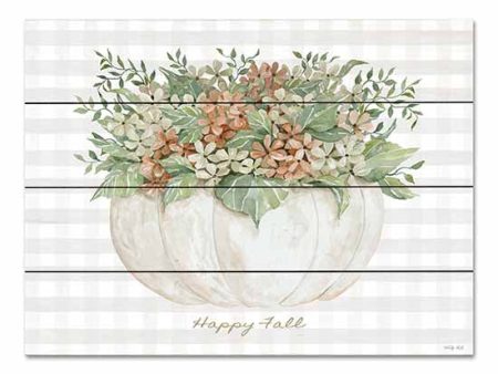 CIN3107PAL - Happy Fall Pumpkin Floral - 16x12 Online now